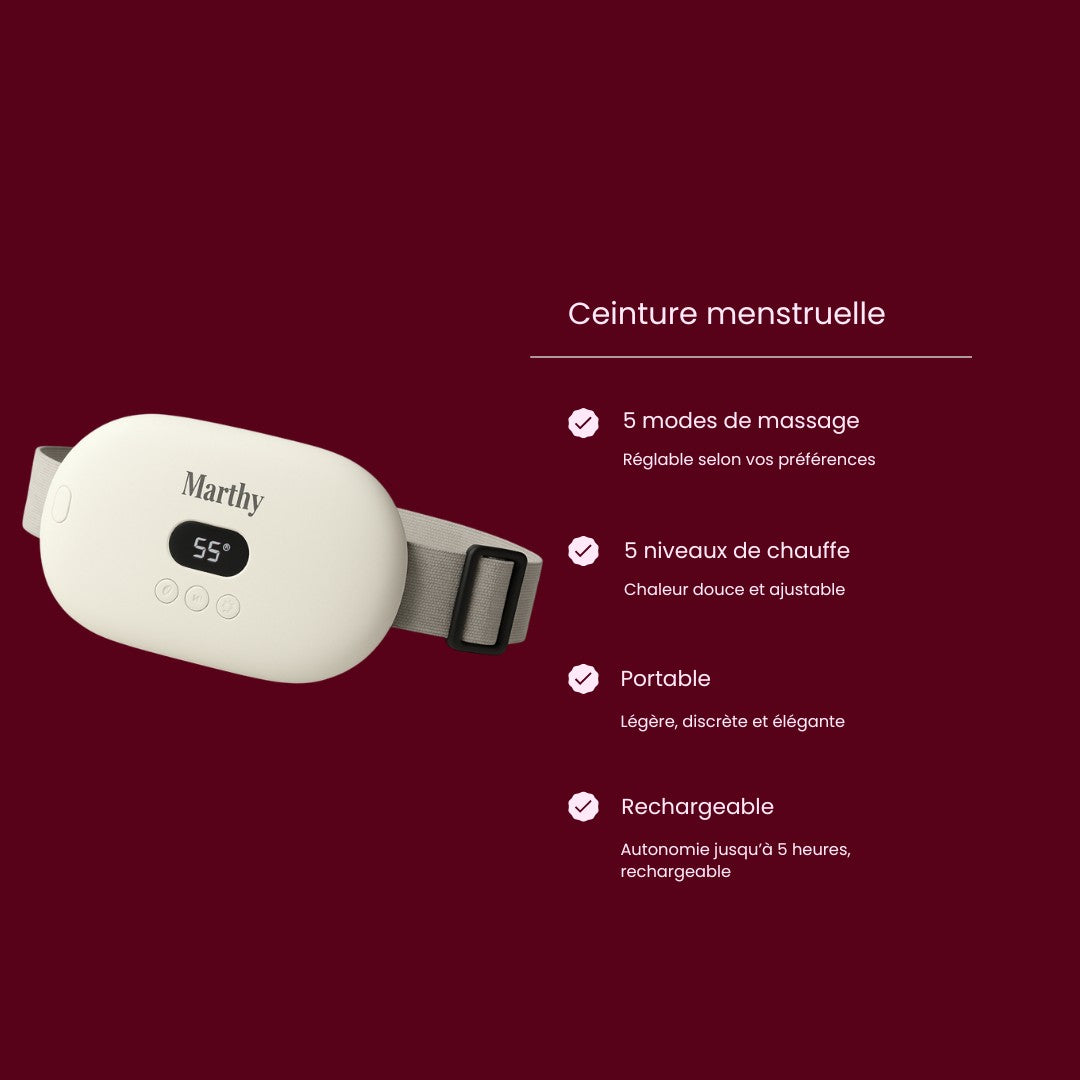 Bouillotte chauffante et massante - Marthy