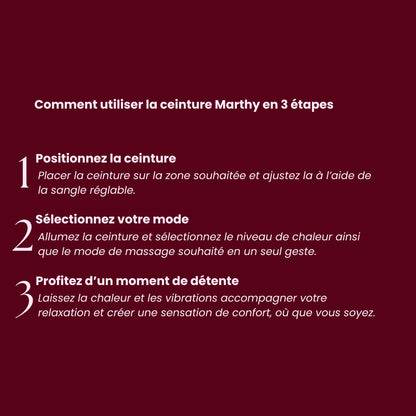 Bouillotte chauffante et massante - Marthy