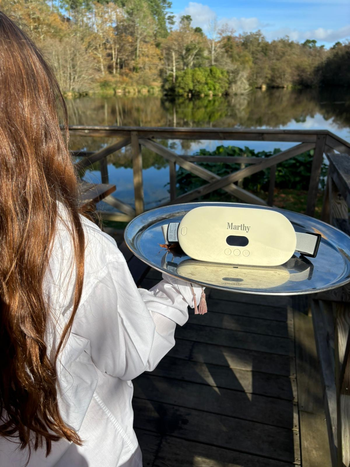 Ceinture bouillotte, soulage les douleurs lombaires et abdominales.